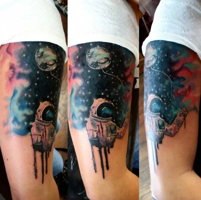 tatuaje de acuarela