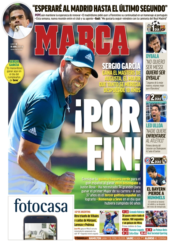 Golf, Marca: "¡Por fin!"