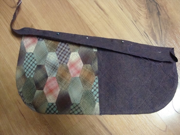 Quilted Patchwork Bag Honeycomb Pattern. DIY tutorial. Сумка со вставками из шестиугольных блоков Patchwork. 