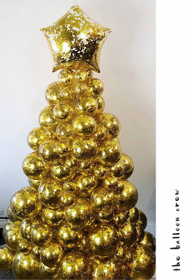 Confetti Christmas Tree by Chris Adamo - Balloons Online, Australia