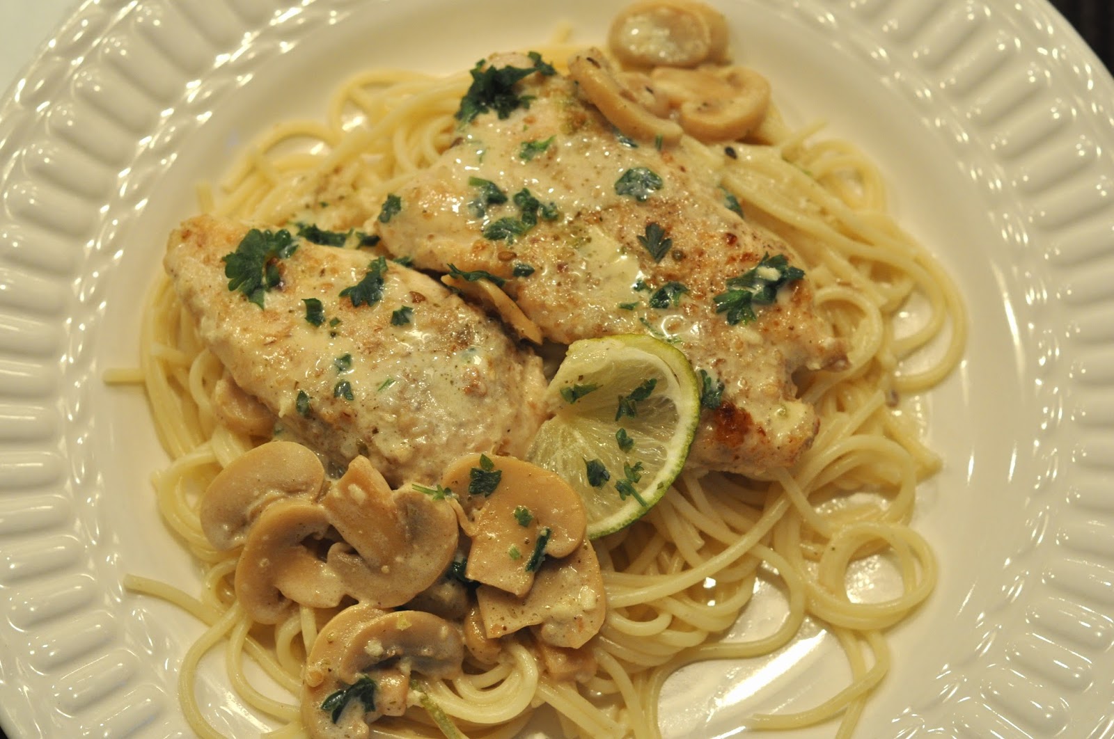 Creamy Chicken Piccata with Mushrooms Fannie Wells Kitchen