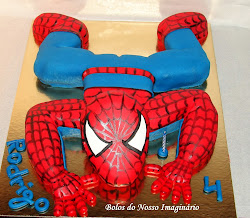 Bolo Homem Aranha 3D