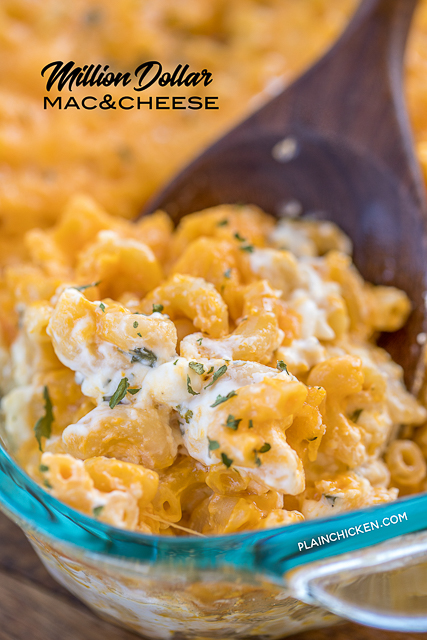 Million Dollar Mac Cheese Plain Chicken