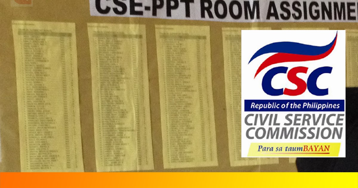Civil Service Commission Region Room Assignment Civil Service Commission Region Room Assignment