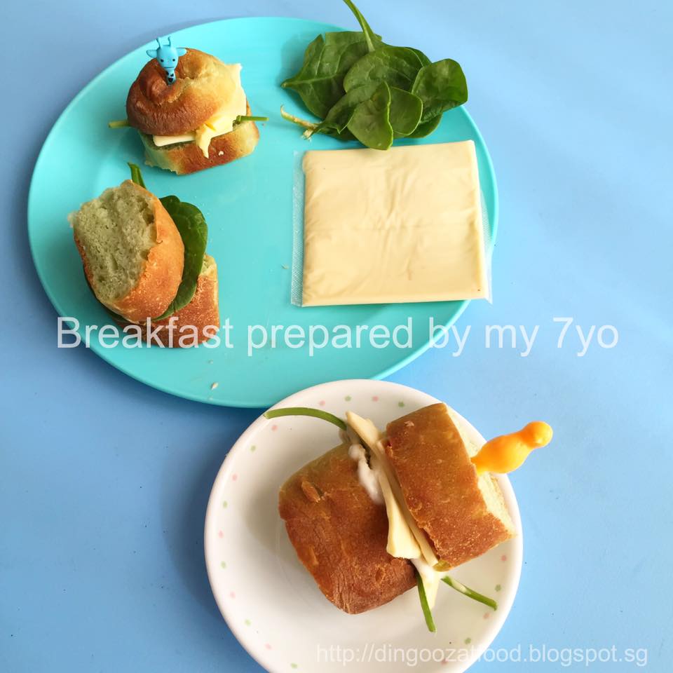 Miki's Food Archives Green Tea Baguette 绿茶法国面包