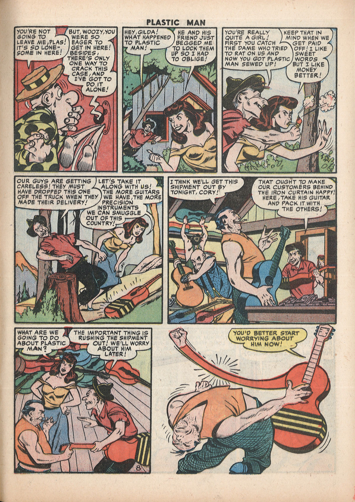 Read online Plastic Man (1943) comic -  Issue #29 - 23