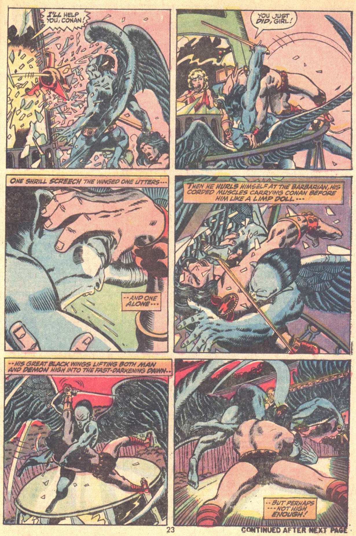 Read online Conan the Barbarian (1970) comic -  Issue #9 - 17