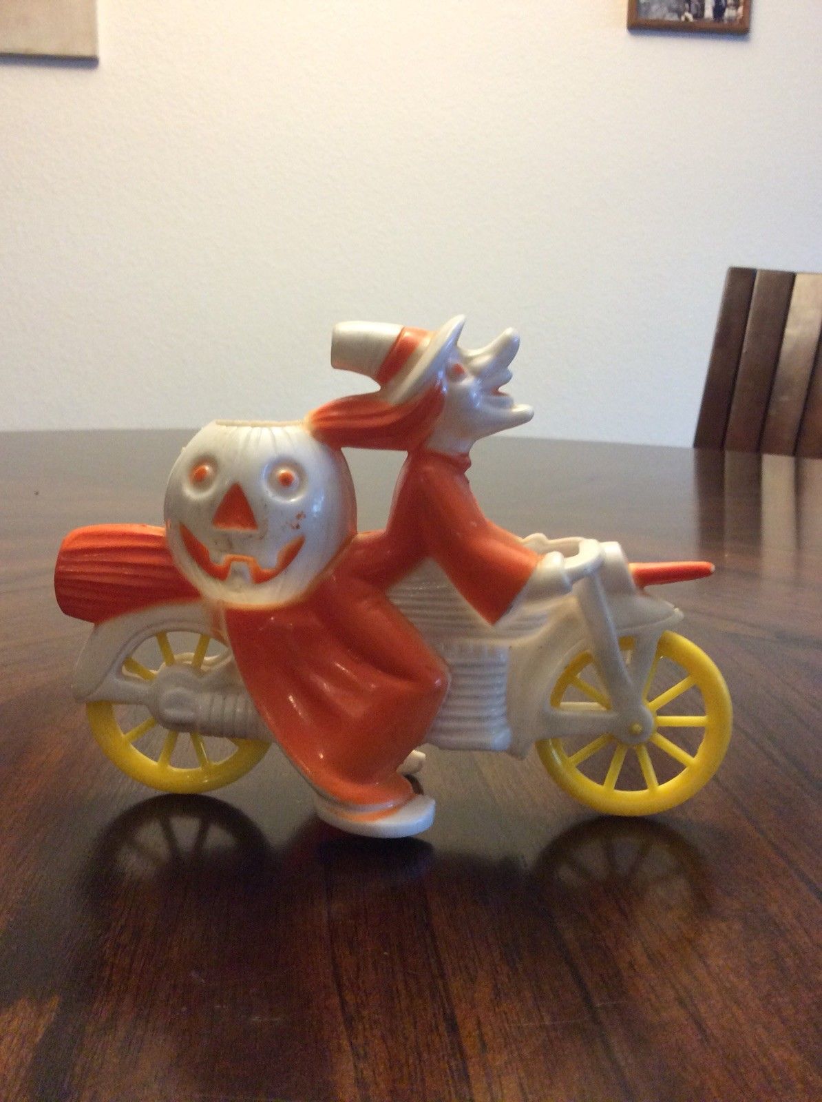 Vintage Halloween Collector Vintage Halloween Witch on Motorcycle