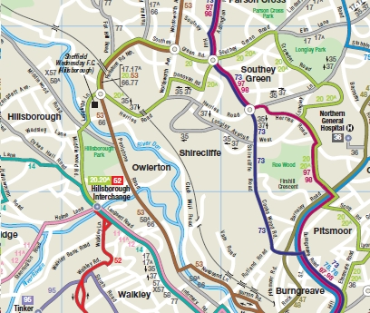 sheffield bus map resolutions year transport public produces stagecoach above below does but so