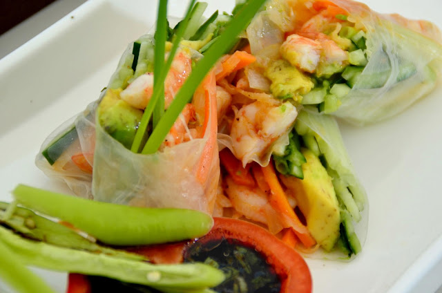 Shrimp and Vegetable Spring Rolls Recipe