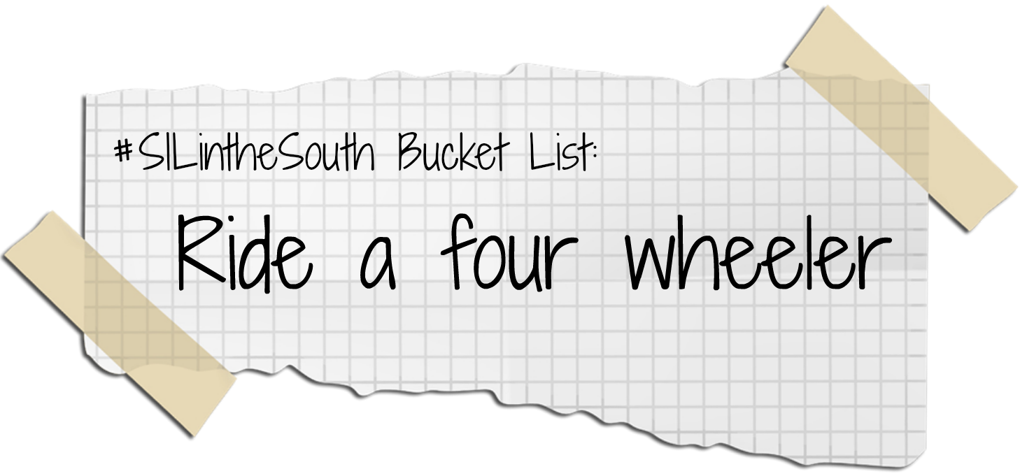 Ride a four wheeler - Louisiana Summer Bucket List