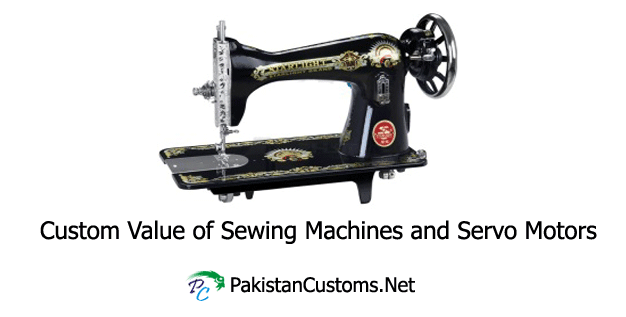 Sewing Machines and Servo Motors Fixed Custom Value.