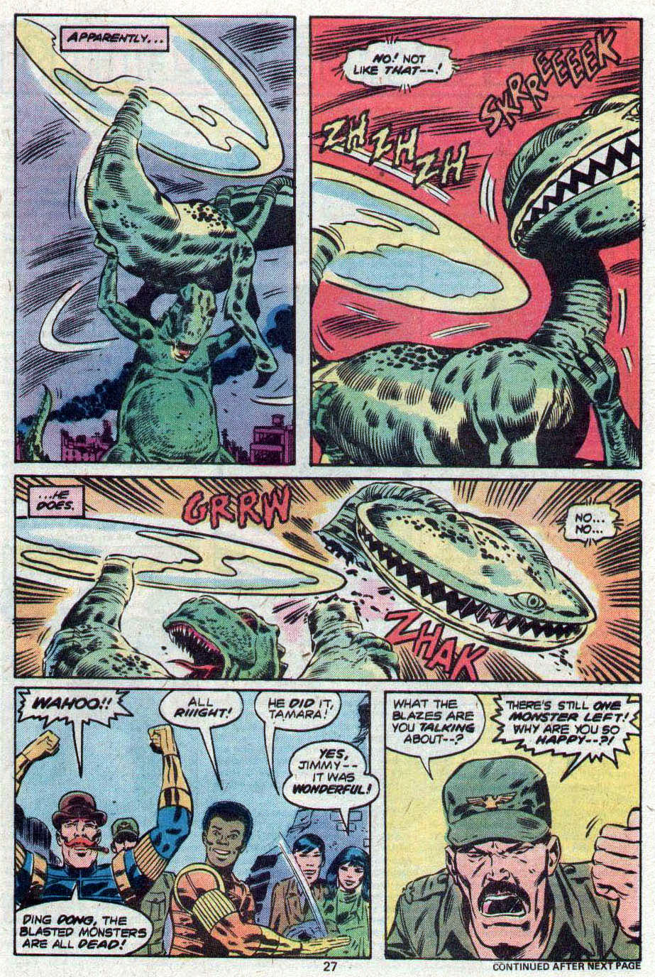 Read online Godzilla (1977) comic -  Issue #14 - 16