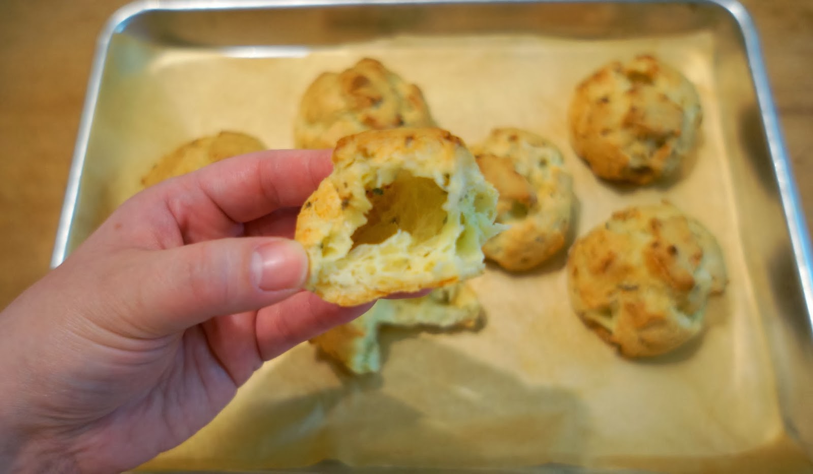 Blue Cheese Gougeres