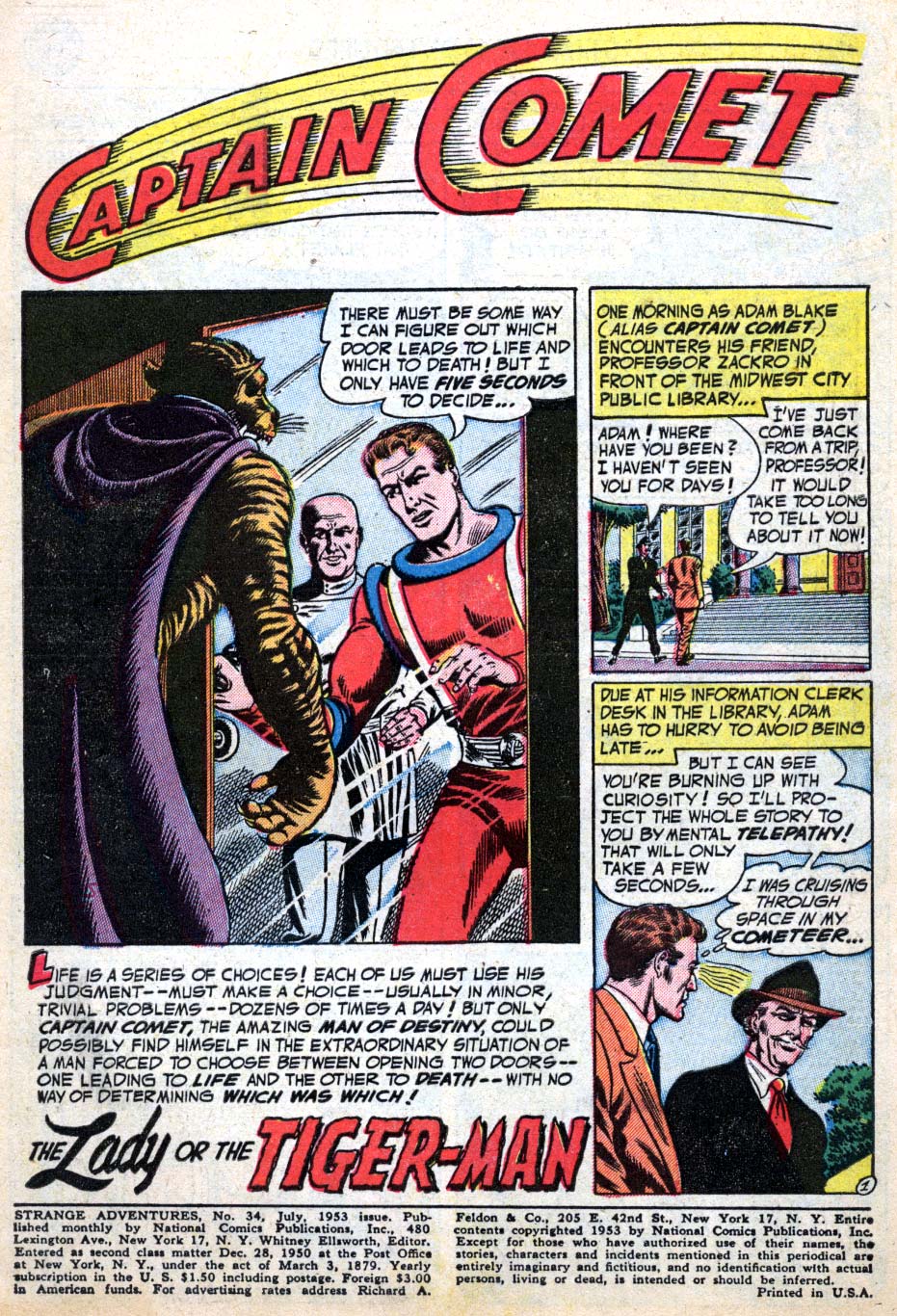 Read online Strange Adventures (1950) comic -  Issue #34 - 3