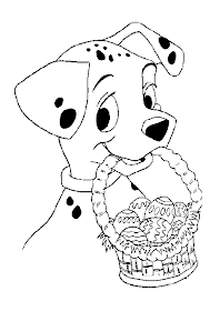 Dibujos para colorear. Maestra de Infantil y Primaria.: 101 Dalmatians  Coloring pages. Coloriage 101 Dalmatiens. Dibujos de 101 Dálmatas para  colorear