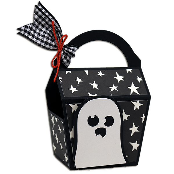 Halloween Favor Boxes Bits of Paper