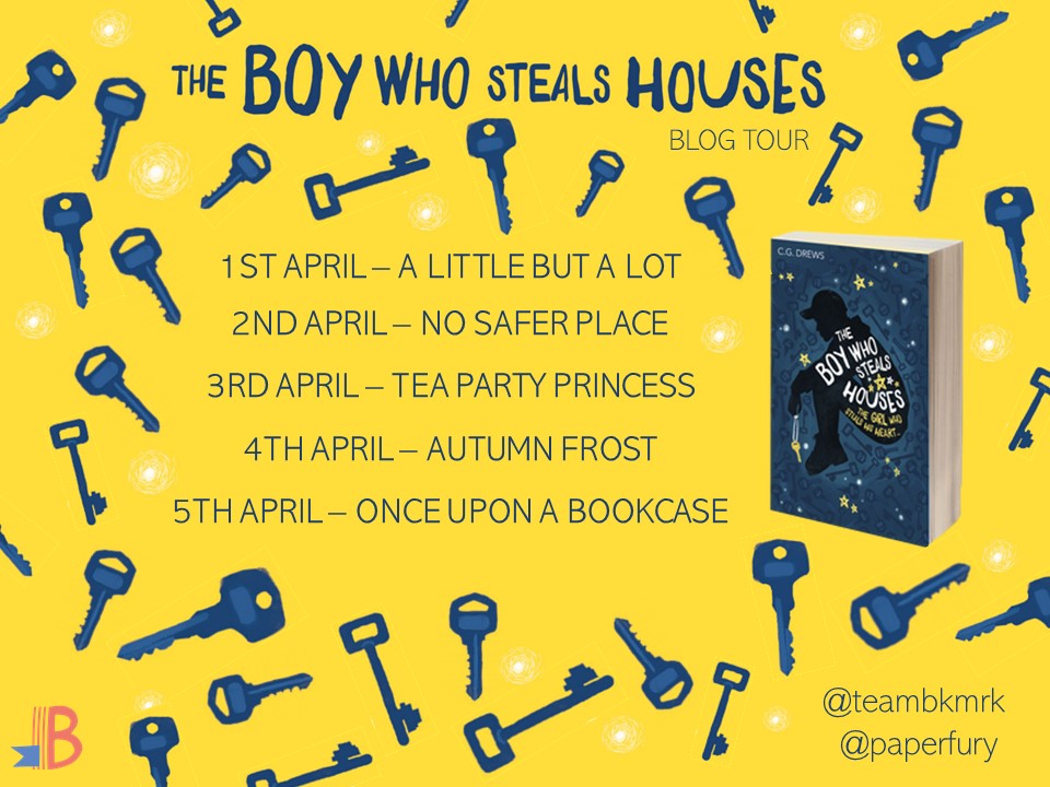 The Boy Who Steals Houses by C. G. Drews Blog Tour Banner