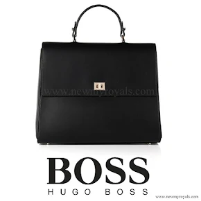 Queen Letizia carried HUGO BOSS Bespoke Leather Handbag