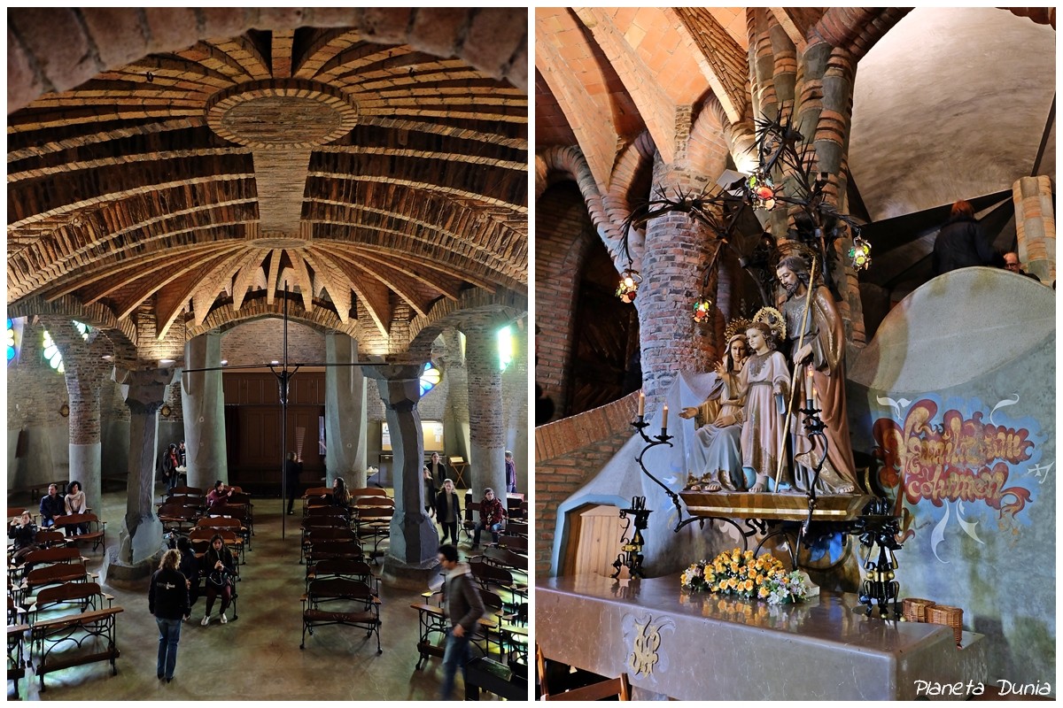 Planeta Dunia: La Cripta Güell de Antoni Gaudí