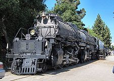 Locomotora de vapor Big Boy Unión Pacific California.