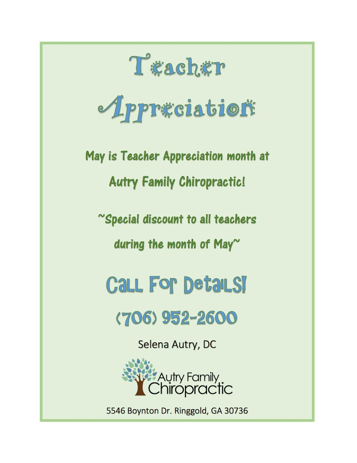 teacher appreciation invitation