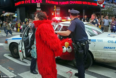 Elmo arrested Times Square