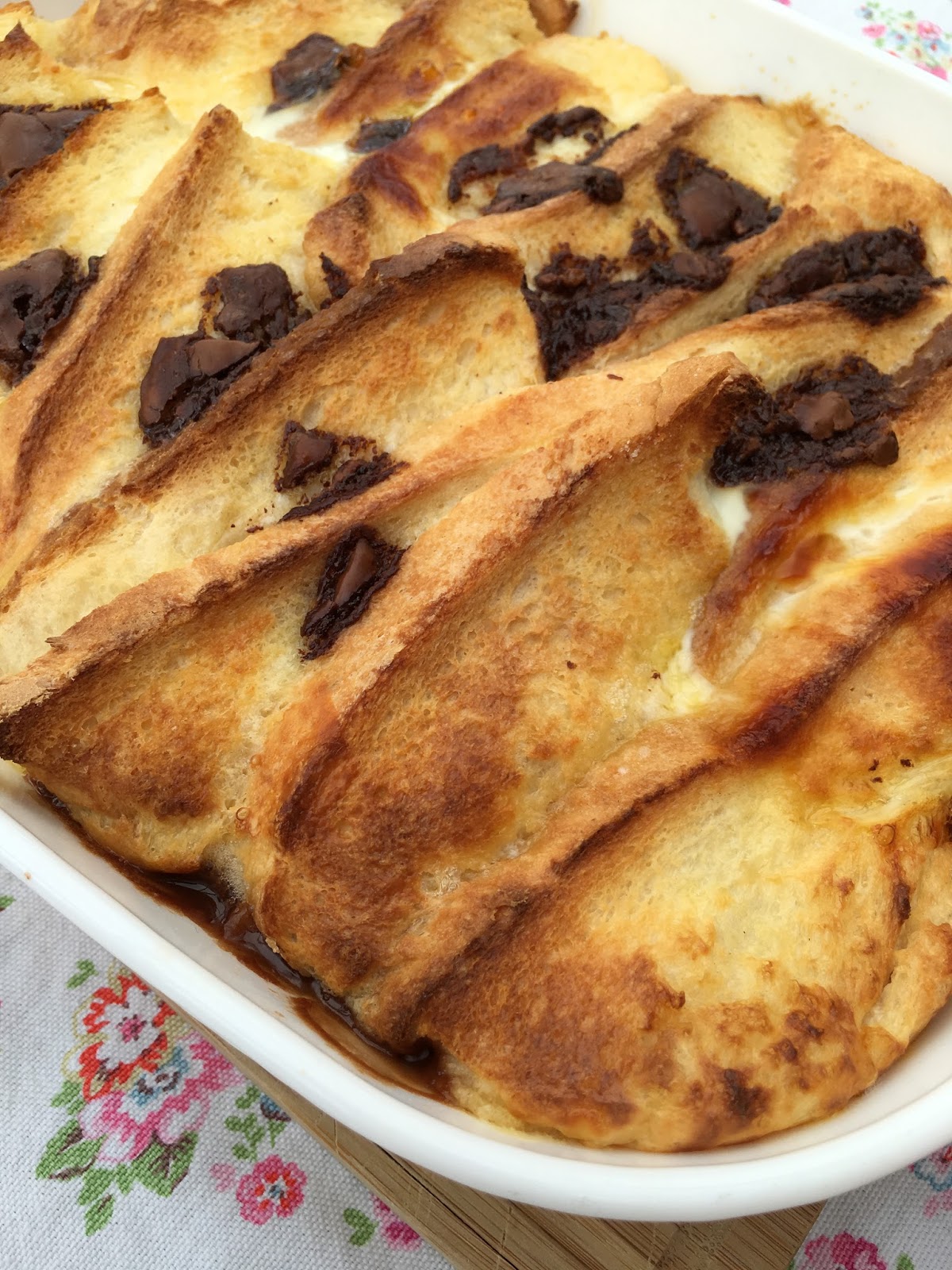 Salted Caramel Chocolate Bread & Butter Pudding Recipe