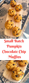 Small Batch Pumpkin Chocolate Chip Muffins: The pumpkin flavors pop in this moist muffin that's studded with mini chocolate chips. - Slice of Southern