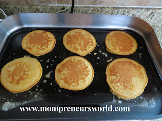 Pumpkin Pancakes on the Grill