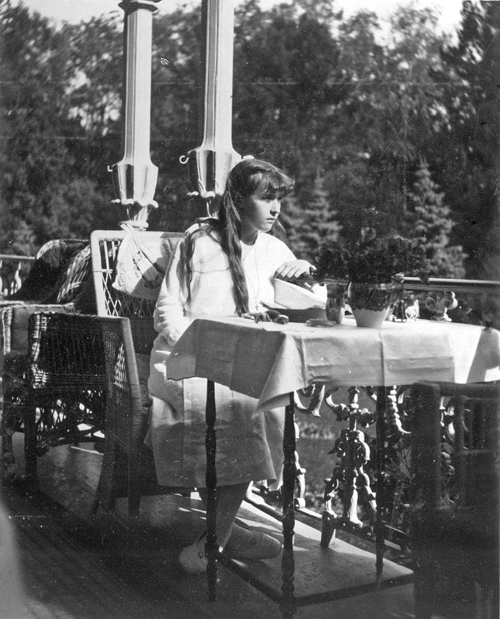 Dalla battesimo della Gros Principessa Anastasia in piccole-Peterhof.. immagine documento 1901 