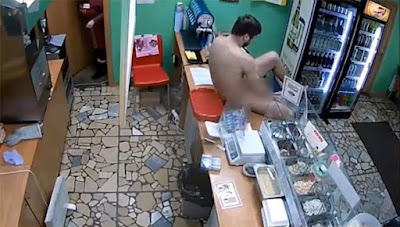 Naked man storms into cafe, lays on table and demands to be killed 