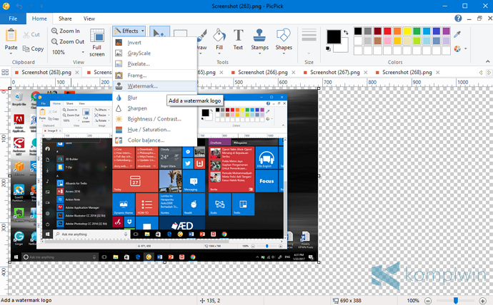 aplikasi editor gambar screenshot terbaik