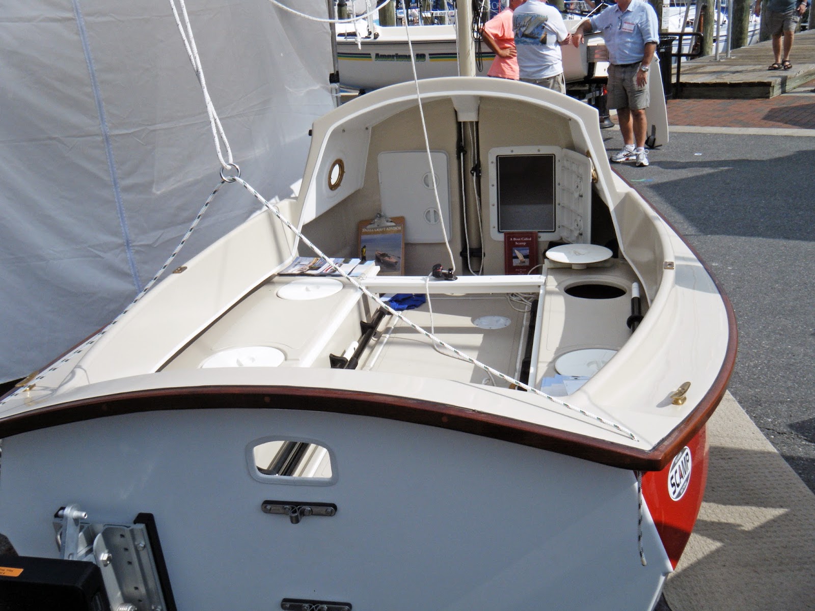 Earwigoagin Seen at the 2015 Annapolis Sailboat Show the Scamp Mini