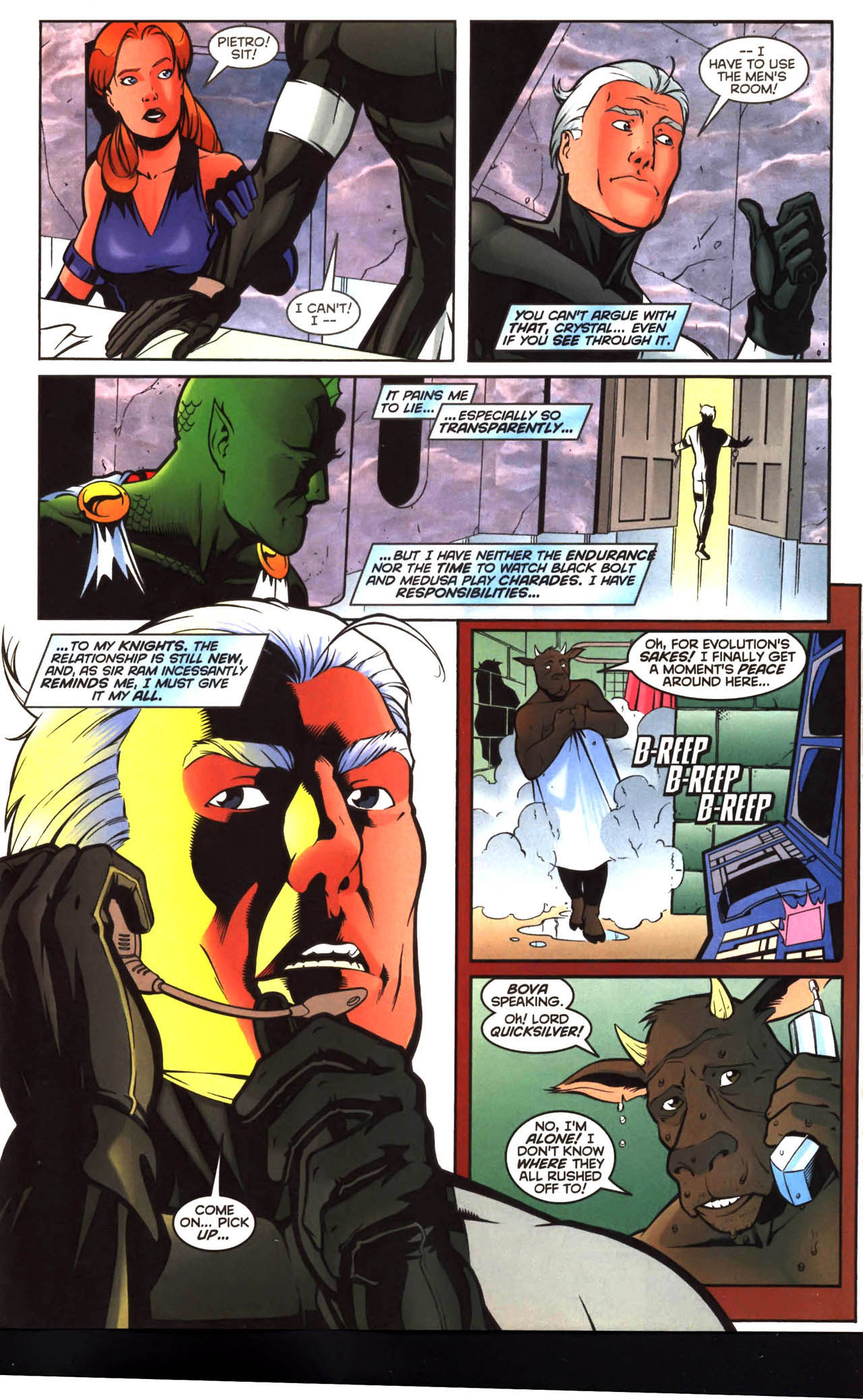 Read online Quicksilver comic -  Issue #4 - 31