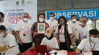 Yayasan Upaya Indonesia Damai  dan Gajah Tunggal Group Gelar Vaksinasi