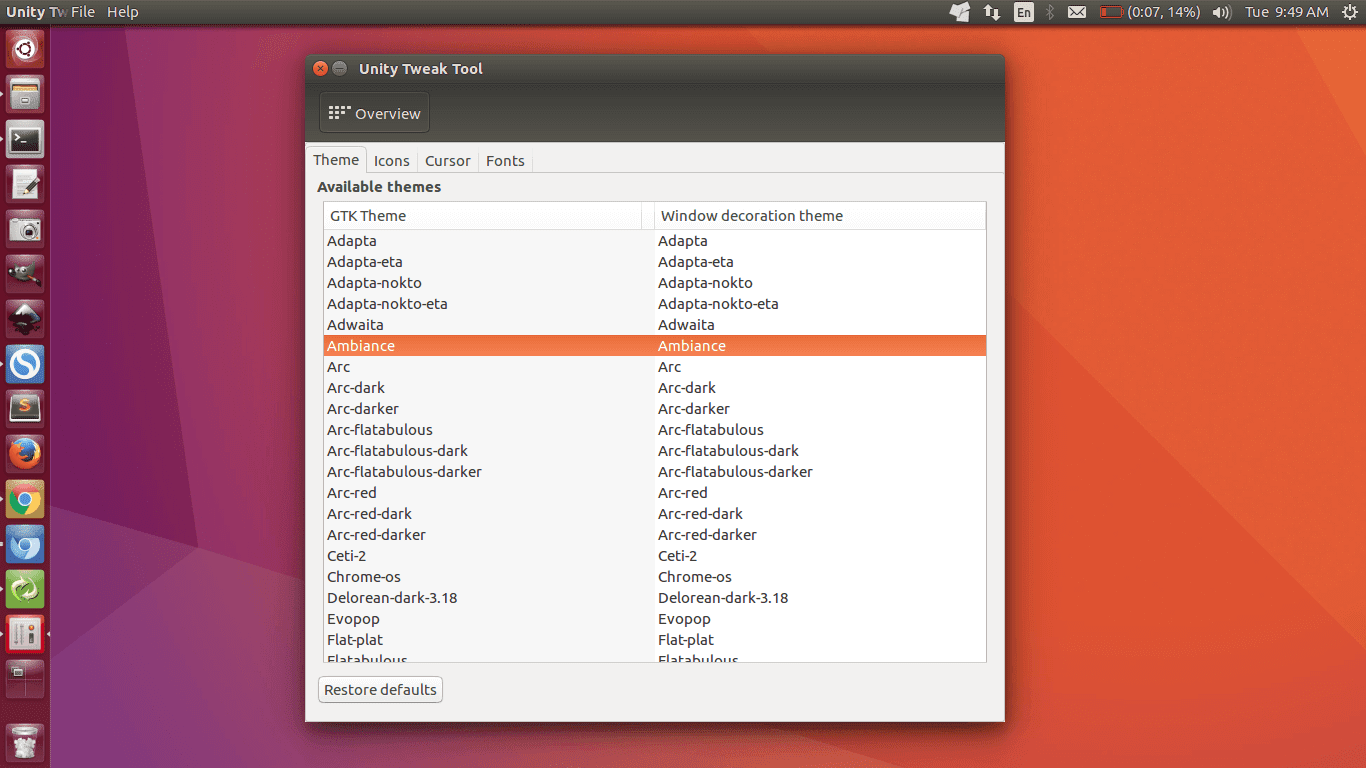 How to install Arc themes and icons on Ubuntu