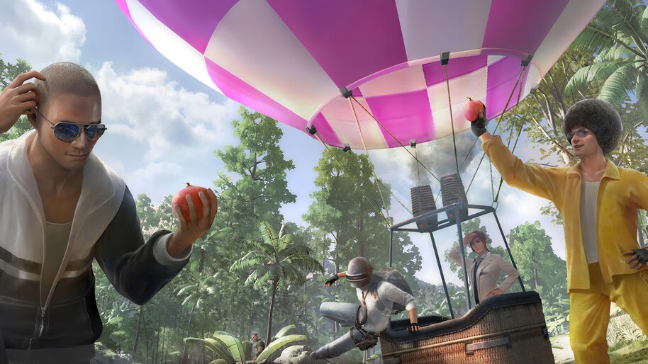 PUBG, Jungle Mode, Hot Air Balloon, 4K, #5.1970