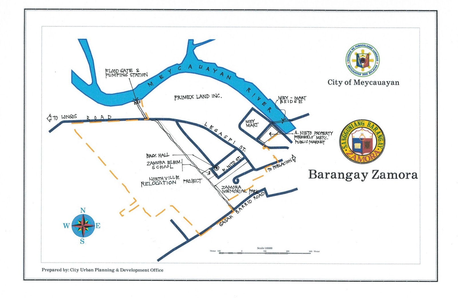 Map Of Meycauayan Bulacan Barangay Bagbaguin