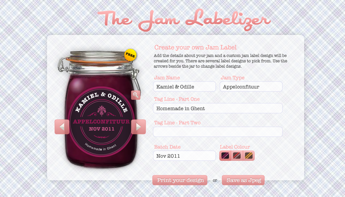 KamielandOdille Jam Labelizer