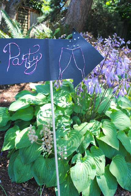 Wedding party sign created by Fizzy Party 