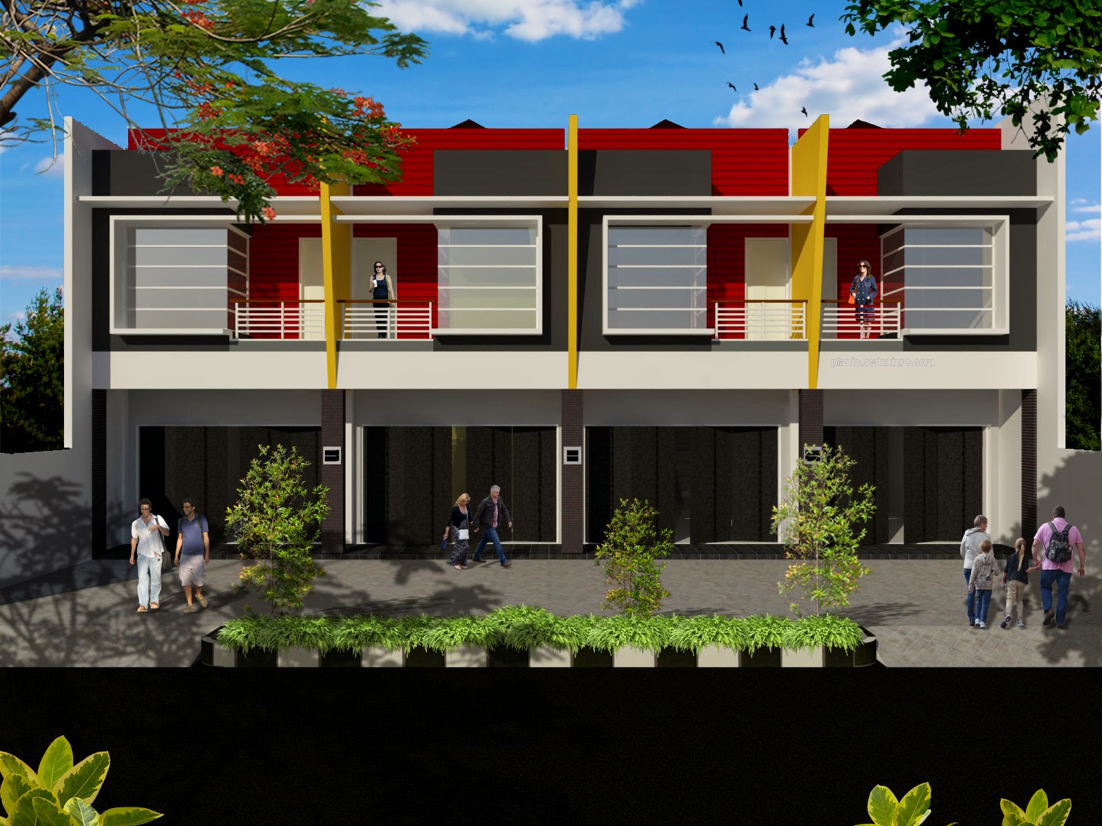 18+ Desain Rumah Minimalis Plus Ruko Gif
