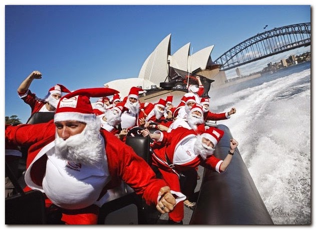 Christmas australia celebrating merry under down Anthony J. Langford: Merry Christmas to you and yours