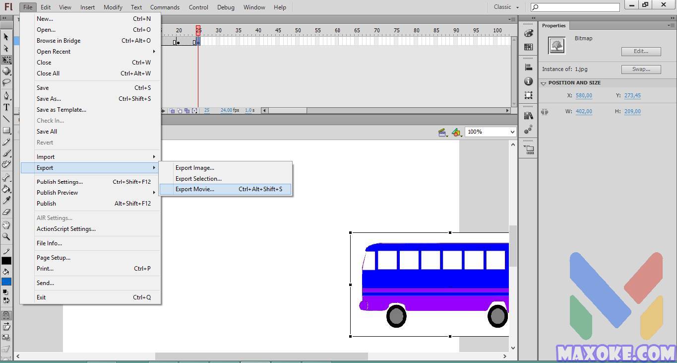 Cara Membuat Animasi Sederhana Dengan Adobe Flash Professional CS 6