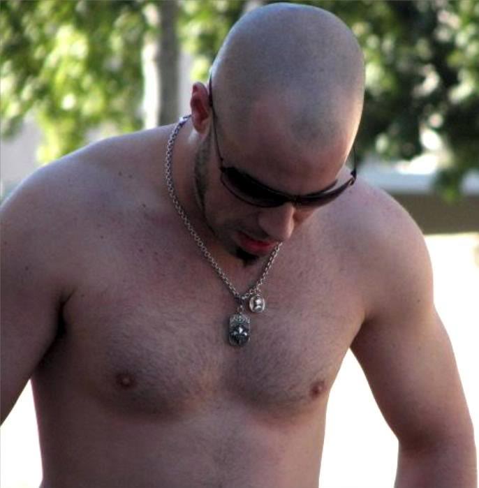SHIRTLESS SINGERS : Chris Daughtry shirtless pictures during some concerts