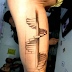 Stairs Tattoo on Legs