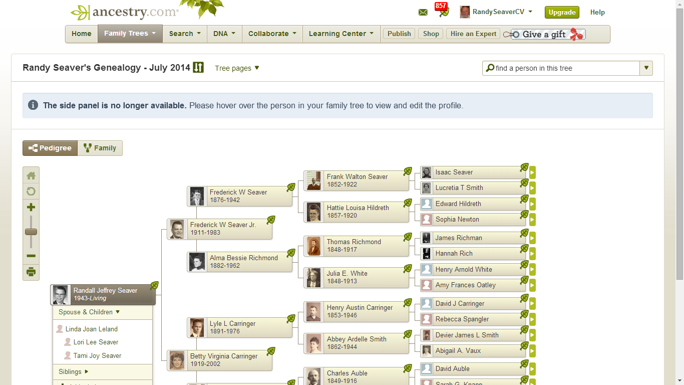 GeneaMusings How to Put a Family Tree on Ancestry Member Tree With