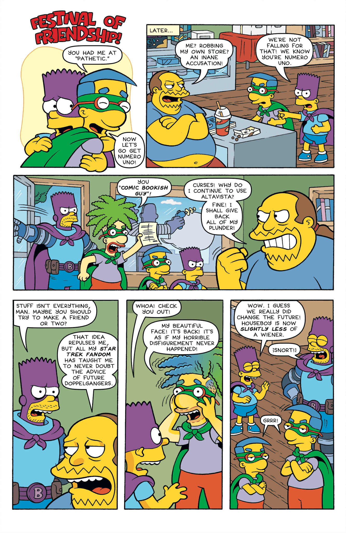 Read online Simpsons One-Shot Wonders: Bartman Spectacularly Super Secret Saga comic -  Issue #3 - 17