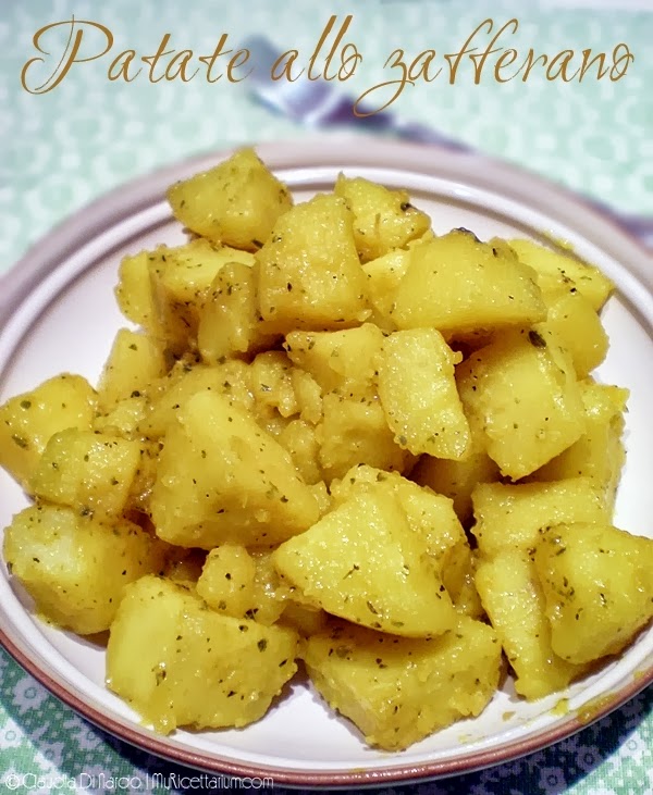 patate allo zafferano