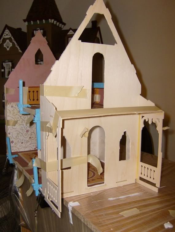 More Minis Dollhouses The Vineyard Cottage Dollhouse Day 2